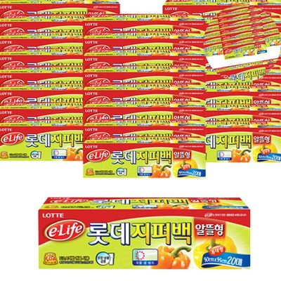 식품용지퍼백 투명지퍼백 지퍼백 30 X 35cm 20매 30개(WFPDUXR)
