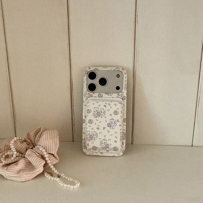 vintage bakery bears 디자인 [맥세이프 카드슬롯]