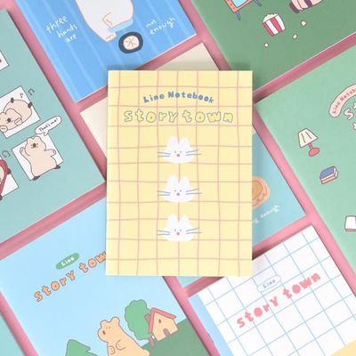 A5 스토리타운 에프터눈 라인 노트 12종