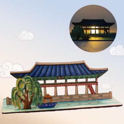 (미술샘) DIY 우드공예 MDF 경회루 만들기