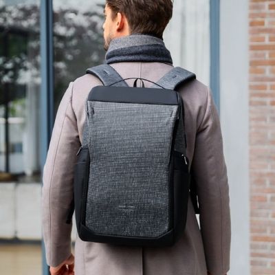 듀얼마그네틱 에어서스펜션 블랙그레이 백팩 대학생