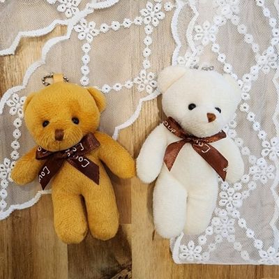 곰인형 키링 가방고리 장식 꾸미기(WED923B)