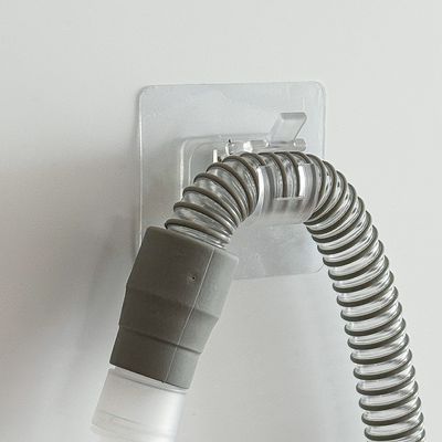 부착식 투명 양압기 호스 거치대 2p