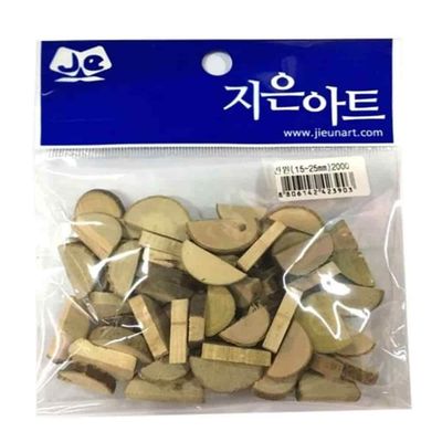 나무 반원 미술재료 나무토막 공예재료 목재조각(WFPDJWQ)