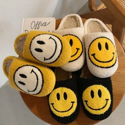 빅스마일 뽀글이 털실내화 거실화 3colors