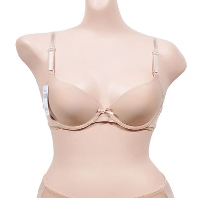 우아한 블루비비 밑단 레이스 몰드 와이어 C컵 브라(WFJ691U)