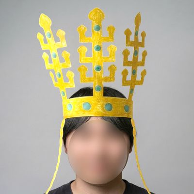 페이퍼 모델 신라시대 왕관 만들기 키트 DIY/KIT 5인