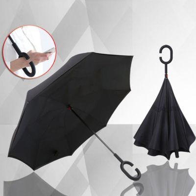 반대로접히는 거꾸로우산 C형손잡이 역방향 우산 F119
