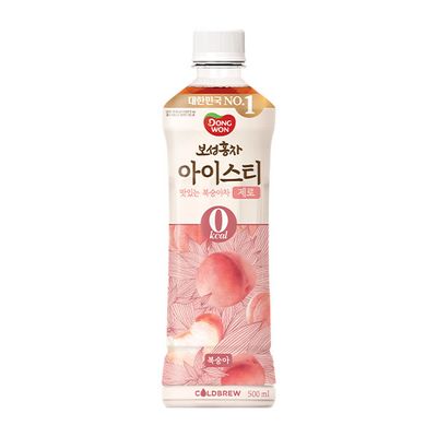 [동원] 보성홍차 아이스티 제로 복숭아 500mL x 24개