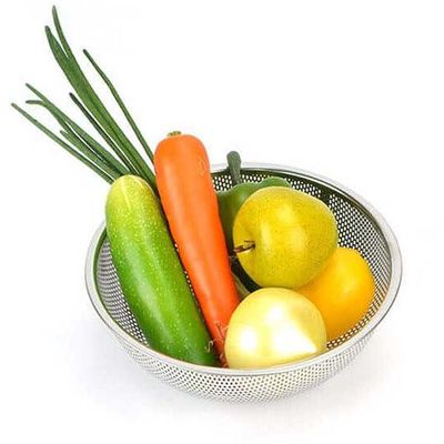 요리할땐 스테인레스 채반 소쿠리 7호 약35.5x12cm