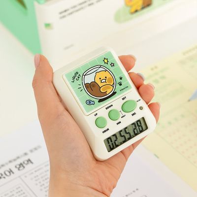 카카오프렌즈 춘식이 오디너리 스톱 워치 타임 시계