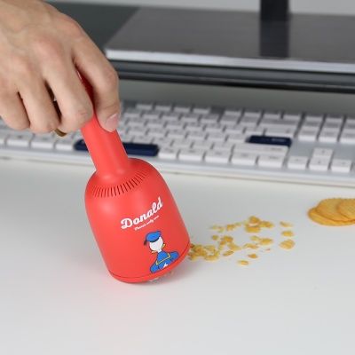 디즈니  휴대용 무선 핸디 책상 틈새 먼지청소기 
