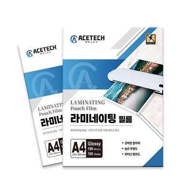 에이스테크 프리미엄 코팅필름 100MIC A4(100매)