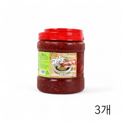 WL 고향 냉면 비빔장 2kg X 3개 물냉면 비빔냉면장 다대기 다데기 매운양념장 비빔냉면소스(WFLQPZV)