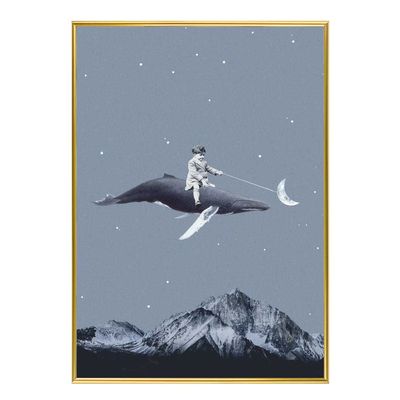 모던 슬림액자 Aim for the moon A3사이즈(WFIODS6)