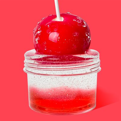 젤시스 사과사탕 클리어 점토슬라임 왁뿌 왁스부수기