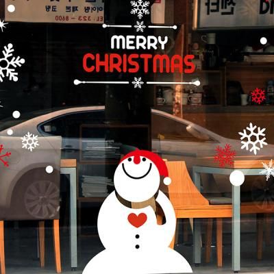 크리스마스시트지_러블리 스노우맨02
