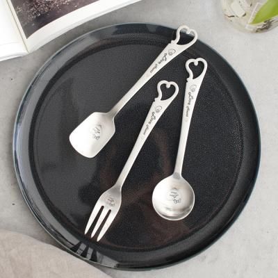 (러브하트) 아이스크림스푼,화채스푼,케익포크