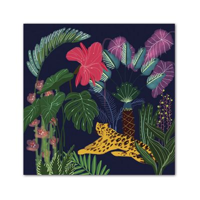 [메종엘바라] 하쿠나마타타 네이비 아트웍 (중형)