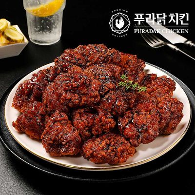 [푸라닭] 블랙알리오 순살강정 500g 2팩