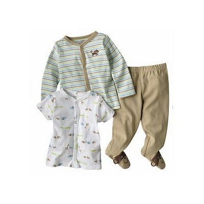 Carters Monkey Cardigan Set 200386(3-9개월)