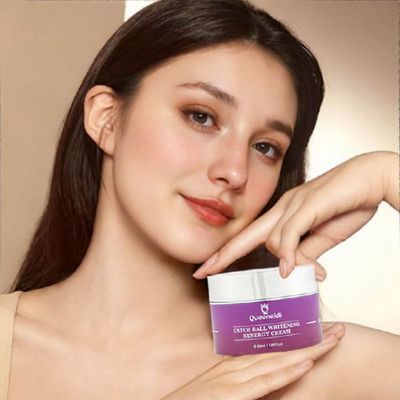 퀴넬디 캐치볼 화이트닝 시너지 크림 피부 진정 보습
