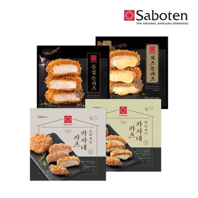 사보텐 돈까스(돈카츠) 4종 6봉 골라담기