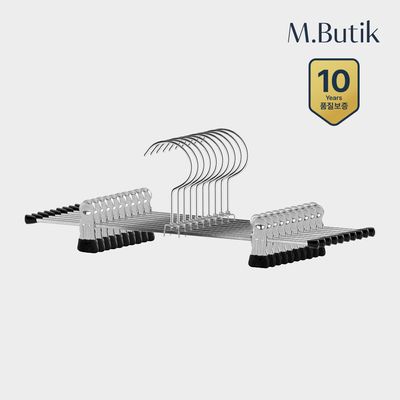 엠부띠끄 바지 치마 집게 걸이 M_K30D 10개입