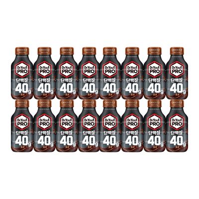 닥터유 프로 단백질 드링크 40g 초코 350ml 16개