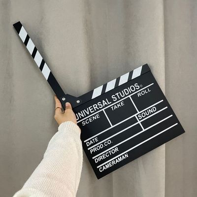 무비 촬영 슬레이트 클래퍼보드 블랙(WFIB3UX)