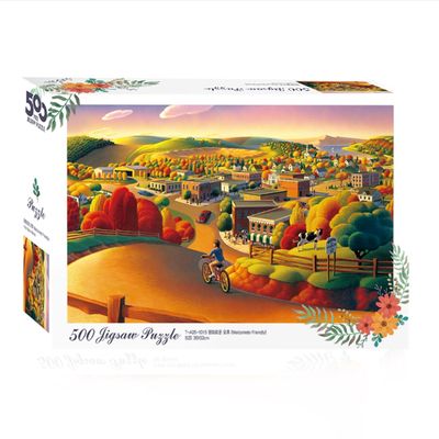 직소퍼즐 명화 풍경 평화로운오후 500피스 T-A05-1015