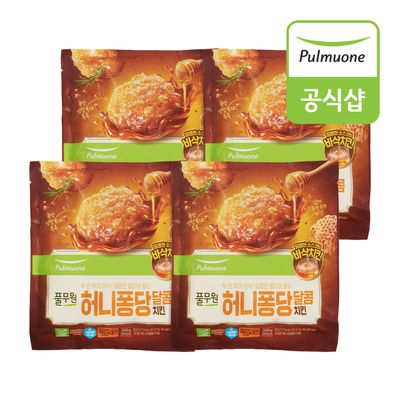 [생산직송] 풀무원 허니퐁당 달콤치킨 350g x 4개