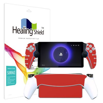 소니 플레이스테이션 포탈 레드 외부보호필름 세트