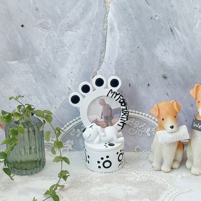 퍼피 발바닥 2.5 x 3.5 액자 소품 케이스 화이트