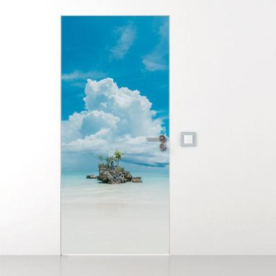 gb813-동화같은바다에서_현관문시트지