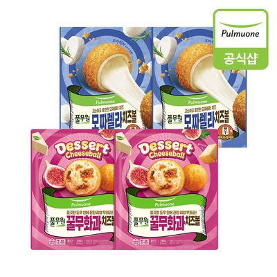 풀무원 치즈볼 4개(꿀무화과X2개+모짜렐라X2개)