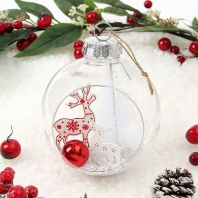 (도토로) 스노우 투명 장식볼 (눈꽃루(WFG9OYV)