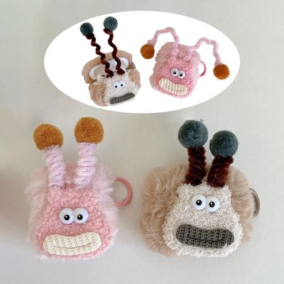 에어팟 4 3 2 PRO 커플 더듬이 캐릭터 털 인형 케이스