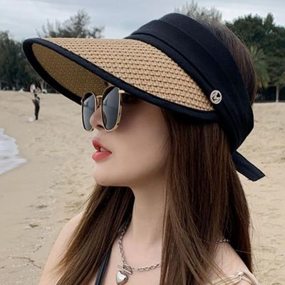 큐빅포인트 라탄썬캡 여름 데일리 편한 이쁜 소재 세련된선캡(WFLRBG5)