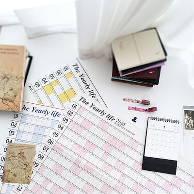 아이씨엘 해빗트래커 포스터 캘린더 2026