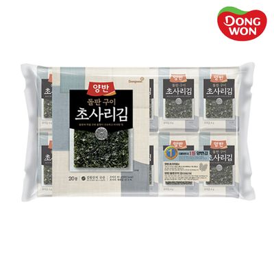 [동원] 양반 돌판구이 초사리김[식탁20P(8매)] x 2