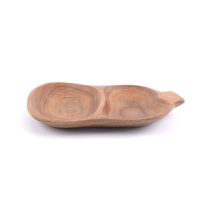 아카시아 원목 접시 완두콩2절(WFIHL70)