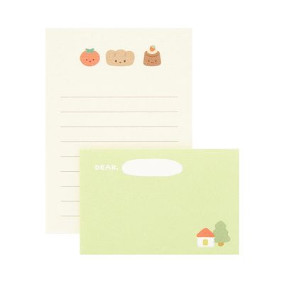 아트박스 디저트 쪽지편지지