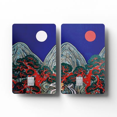 한국관광공사-경복궁 일월오봉도 카드커버 스티커