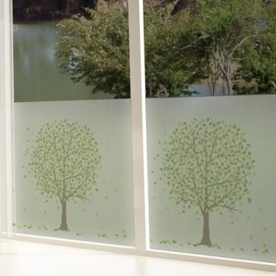 ig239_m-무점착유리시트_힐링이되는나무길_글라스시트지