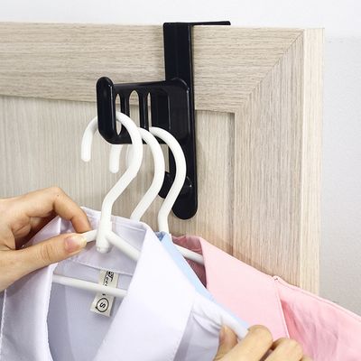 쿼드 도어 후크 옷 모자 가방 걸이 정리대