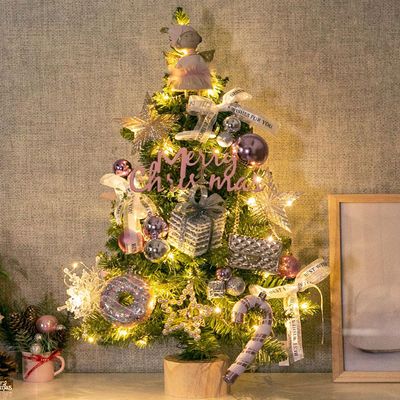 크리스마스 미니트리 워머 LED 티타니아 샤를 60cm