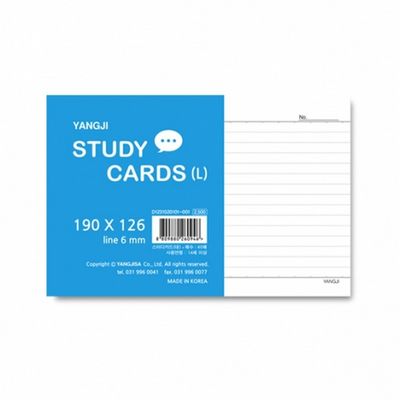 2500 스터디카드 대 L YSO0409 40매 190X126mm