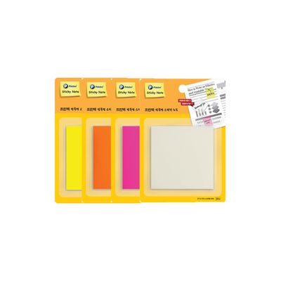 [프린텍] 반투명 스티키 76x76mm 30매 CL7676