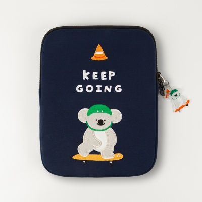 자수 노트북파우치_Keep going pliko(ipad 11/13/15)